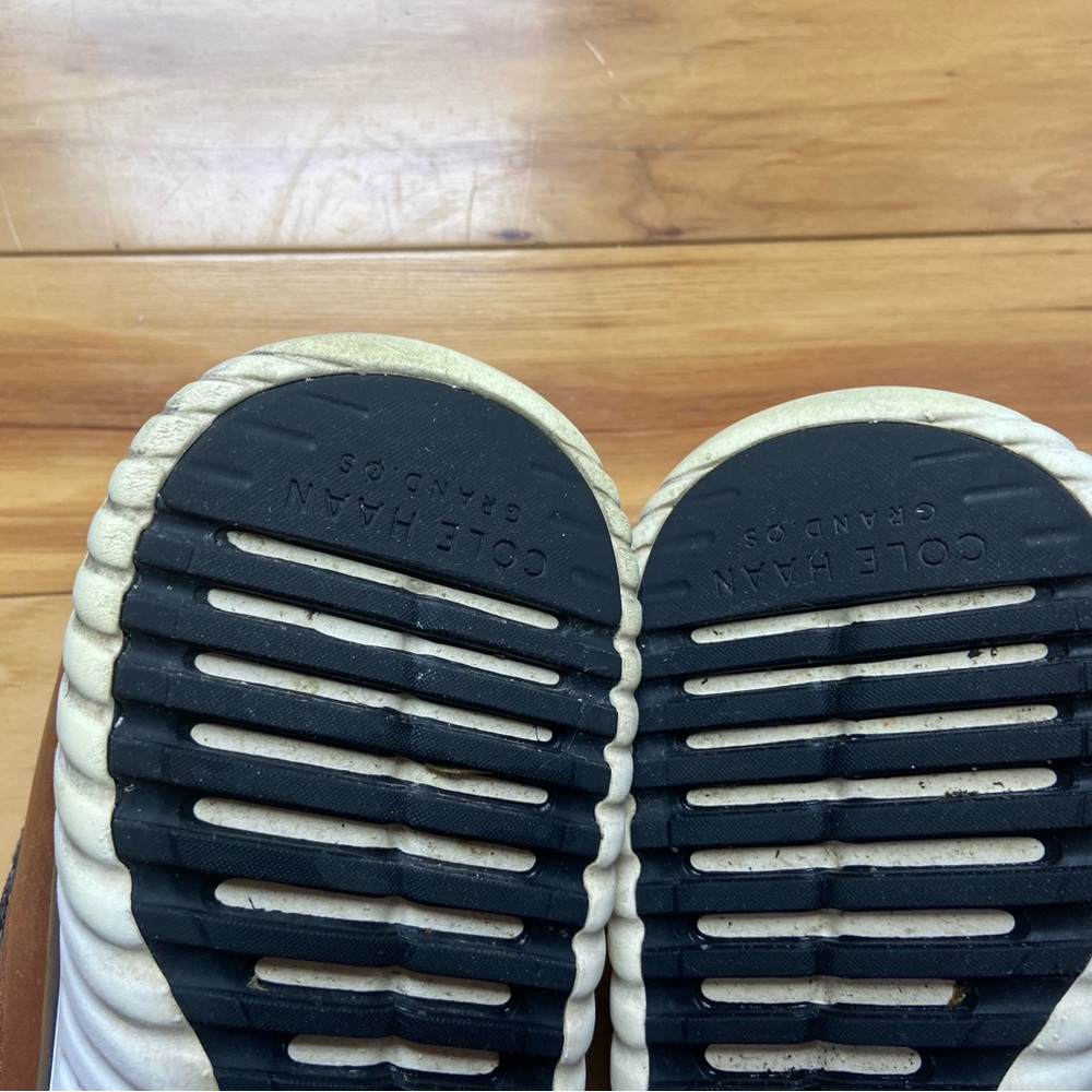 Mens COLE HAAN Grandsport OS Knit Leather Sneaker 13M Gray‎ Crossover Dress Shoe - Picture 10 of 11